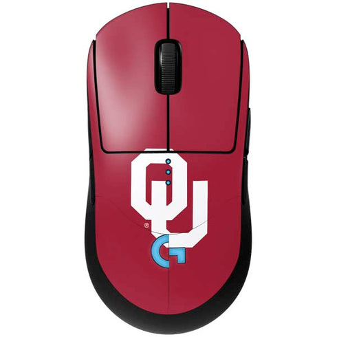 University of Oklahoma Sooners Cracked G Pro Wireless Gaming Mouse Skin