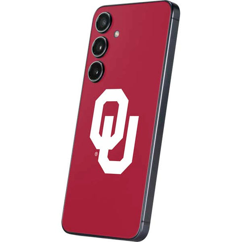 University of Oklahoma Sooners Cracked Galaxy A16 5G Skin