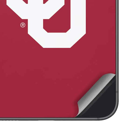 University of Oklahoma Sooners Cracked Galaxy A16 5G Skin