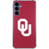 University of Oklahoma Sooners Cracked Galaxy A35 5G Clear Case