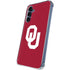 University of Oklahoma Sooners Cracked Galaxy A35 5G Clear Case