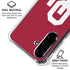 University of Oklahoma Sooners Cracked Galaxy A36 5G Clear Case