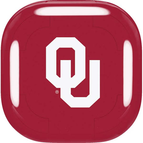 University of Oklahoma Sooners Cracked Galaxy Buds Live Skin