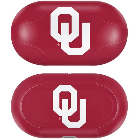 University of Oklahoma Sooners Cracked Galaxy Buds Plus Skin