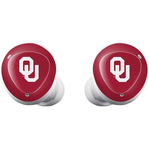 University of Oklahoma Sooners Cracked Galaxy Buds Plus Skin