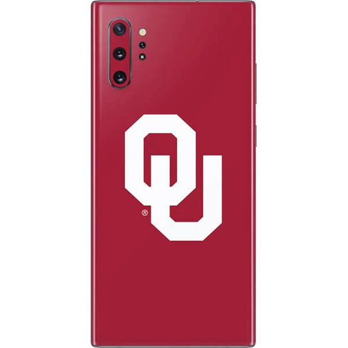University of Oklahoma Sooners Cracked Galaxy Note 10 Plus Skin