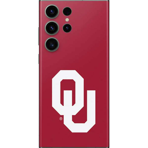 University of Oklahoma Sooners Cracked Galaxy Skins