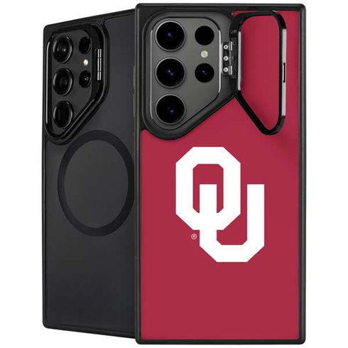 University of Oklahoma Sooners Cracked Galaxy S24 Ultra Kickstand Case