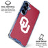 University of Oklahoma Sooners Cracked Galaxy S25 Plus Clear Case