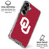 University of Oklahoma Sooners Cracked Galaxy S26 Plus Clear Case
