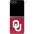 University of Oklahoma Sooners Cracked Galaxy Z Flip6 Skin