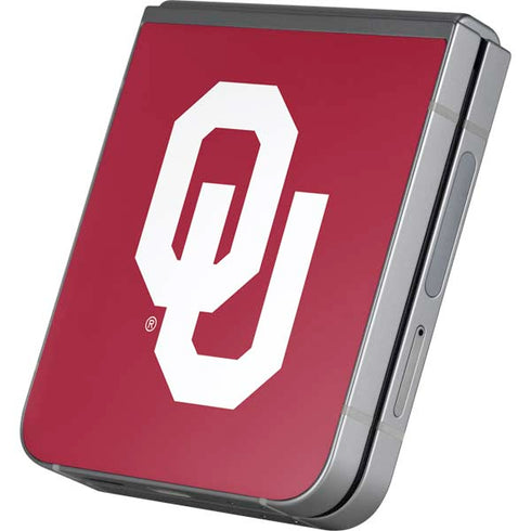 University of Oklahoma Sooners Cracked Galaxy Z Flip6 Skin