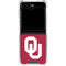 University of Oklahoma Sooners Cracked Galaxy Z Flip6 Clear Case