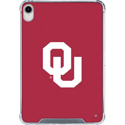 University of Oklahoma Sooners Cracked iPad 11th Gen (2025) Clear Case