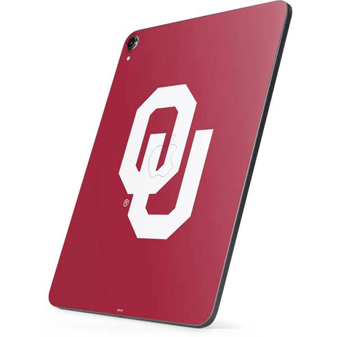 University of Oklahoma Sooners Cracked Apple iPad Pro Skin