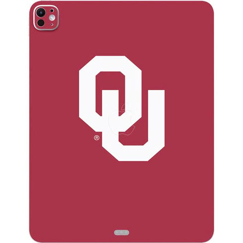 University of Oklahoma Sooners Cracked iPad Pro 13in M4 (2024) Skin