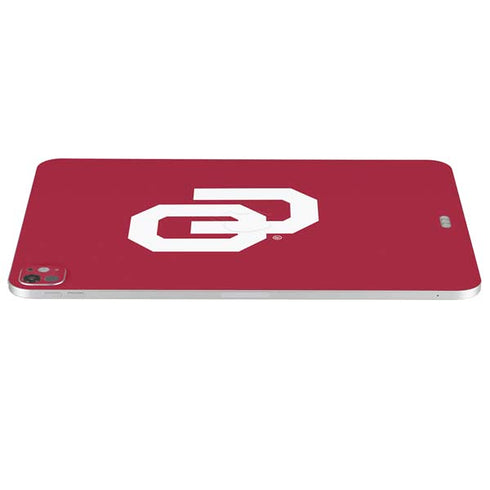 University of Oklahoma Sooners Cracked iPad Pro 13in M4 (2024) Skin