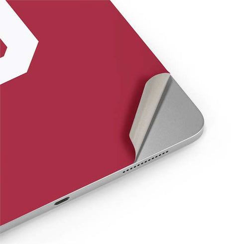 University of Oklahoma Sooners Cracked iPad Pro 13in M4 (2024) Skin