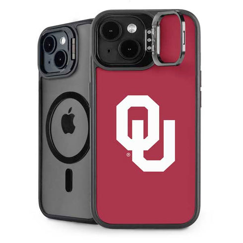University of Oklahoma Sooners Cracked iPhone 14 Kickstand Case