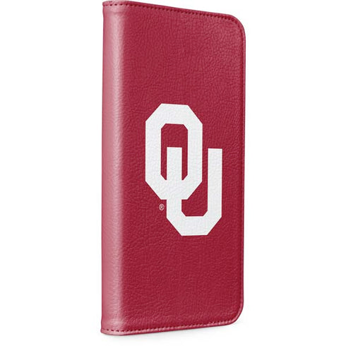 University of Oklahoma Sooners Cracked iPhone 15 Folio Case