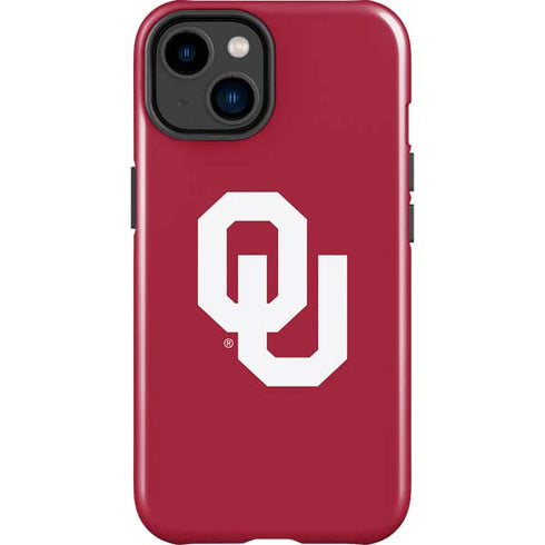 University of Oklahoma Sooners Cracked iPhone 15 Impact Case