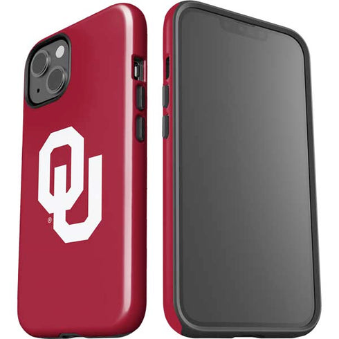 University of Oklahoma Sooners Cracked iPhone 15 Impact Case