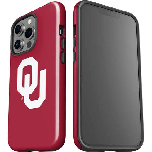 University of Oklahoma Sooners Cracked iPhone 15 Pro Impact Case