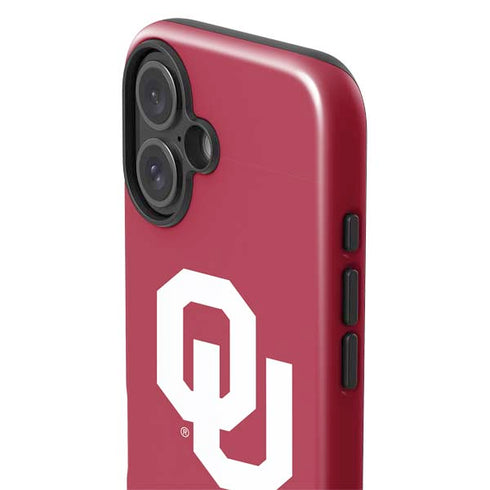 University of Oklahoma Sooners Cracked iPhone 16 Impact Case