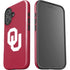 University of Oklahoma Sooners Cracked iPhone 16 Plus Impact Case