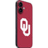 University of Oklahoma Sooners Cracked iPhone 16 Plus Skin