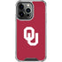 University of Oklahoma Sooners Cracked iPhone 16 Pro Clear Case
