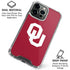 University of Oklahoma Sooners Cracked iPhone 16 Pro Clear Case