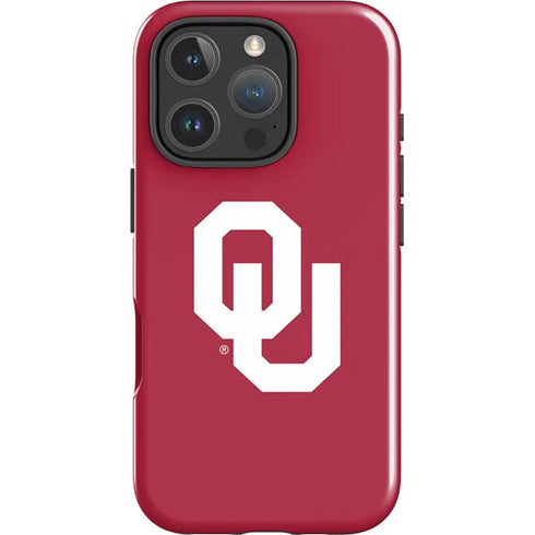 University of Oklahoma Sooners Cracked iPhone 16 Pro Impact Case