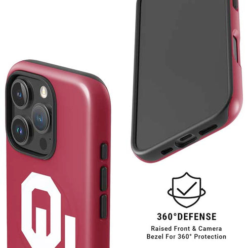 University of Oklahoma Sooners Cracked iPhone 16 Pro Magsafe Impact Case