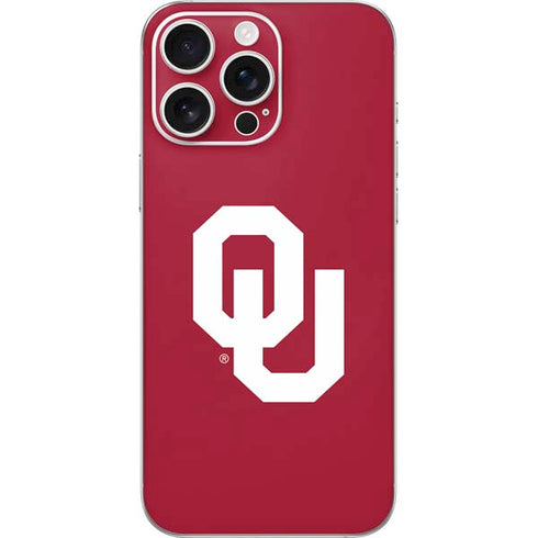 University of Oklahoma Sooners Cracked iPhone 16 Pro Max Skin