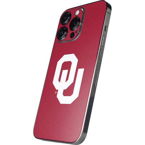 University of Oklahoma Sooners Cracked iPhone 16 Pro Skin