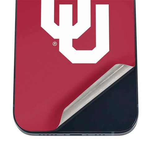 University of Oklahoma Sooners Cracked iPhone 16 Skin
