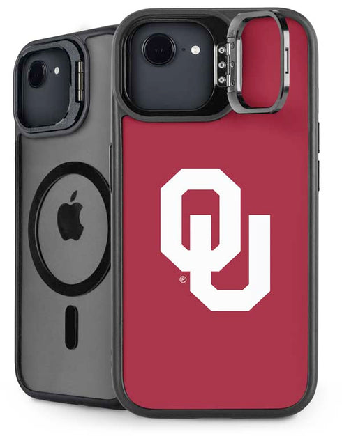 University of Oklahoma Sooners Cracked iPhone 16e Kickstand Case