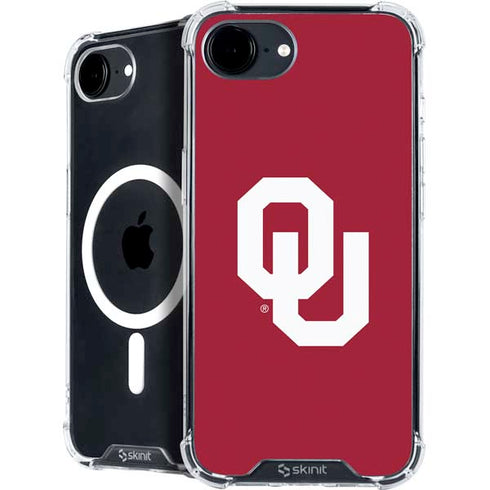 University of Oklahoma Sooners Cracked iPhone 16e MagSafe Case