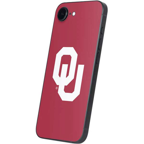 University of Oklahoma Sooners Cracked iPhone 16e Skin