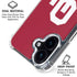 University of Oklahoma Sooners Cracked iPhone 17 Clear Case