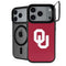 University of Oklahoma Sooners Cracked iPhone 18 Pro Kickstand Case