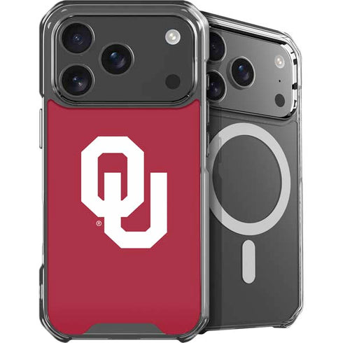University of Oklahoma Sooners Cracked iPhone 18 Pro MagSafe Case