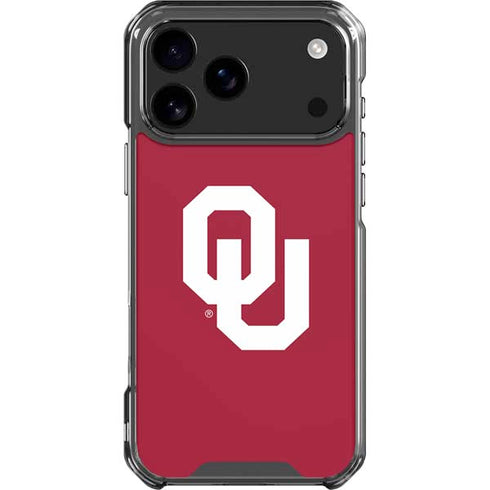University of Oklahoma Sooners Cracked iPhone 18 Pro Max Clear Case