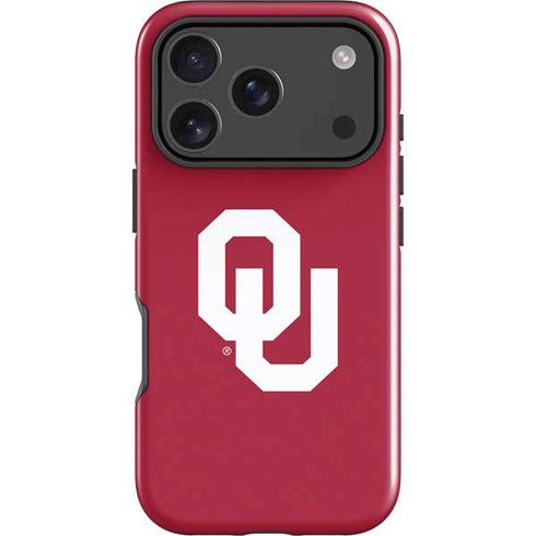 University of Oklahoma Sooners Cracked iPhone 18 Pro Max Impact Case