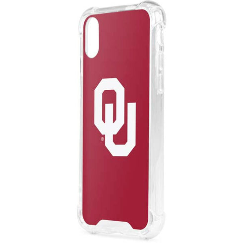 University of Oklahoma Sooners Cracked iPhone XS Clear Case