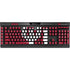 University of Oklahoma Sooners Cracked K95 RGB PLATINUM Mechanical Gaming Keyboard Skin