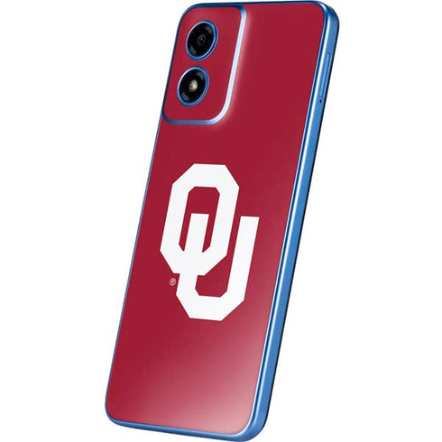 University of Oklahoma Sooners Cracked Moto G Play 4G (2024) Skin