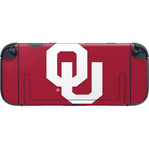 University of Oklahoma Sooners Cracked Nintendo Switch 2 (2025) with Joy-Con Skin