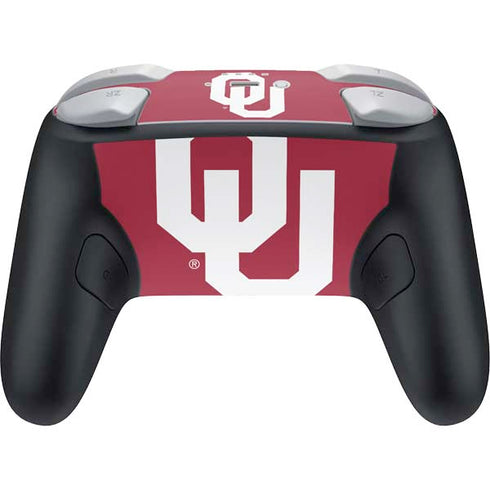 University of Oklahoma Sooners Cracked Nintendo Switch 2 (2025) Pro Controller Skin